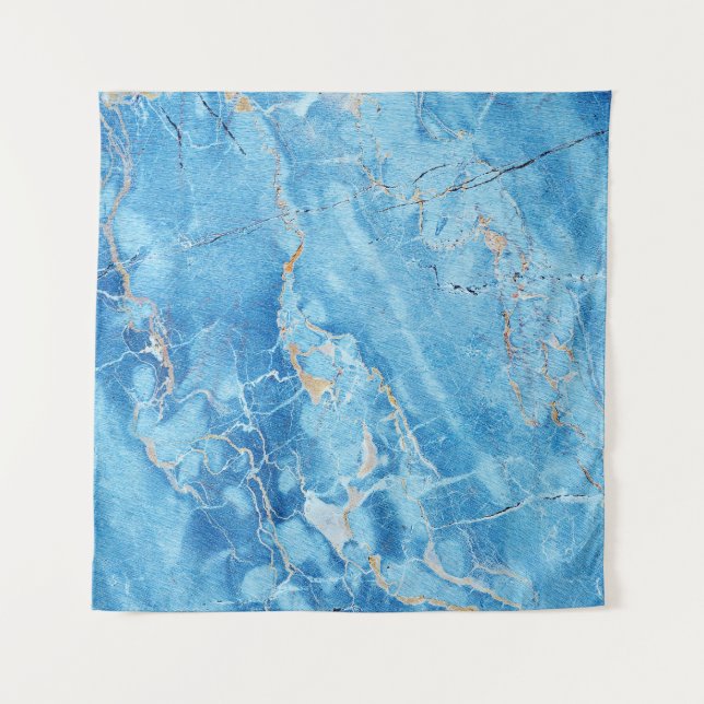 Marble Elegance: Natural Textured Surface. Tapestry (Front)