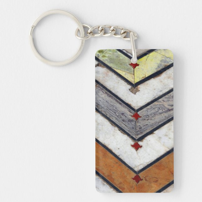 Marble Floor Key Ring (Front)