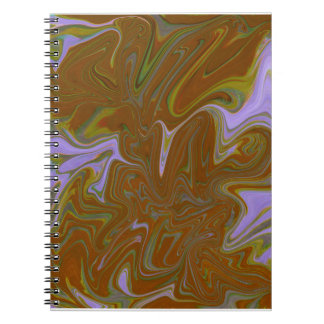 Marble Forms – Terracotta Warm Abstract Notebook