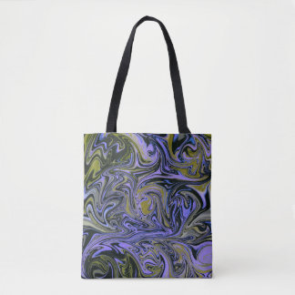 Marble Forms – Violet & Gold Mystic Energy Tote Bag