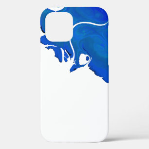 Marble-fractal-abstract-waves iPhone 12 Case