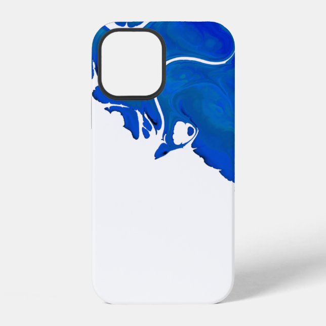 Marble-fractal-abstract-waves iPhone Case (Back)