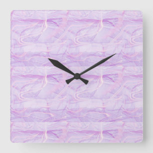 MARBLE GALAXY SQUARE WALL CLOCK