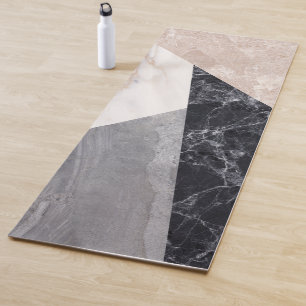Marble Geometric Pattern Yoga Mat