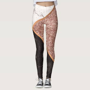 Marble & Glitter Moisac Leggings