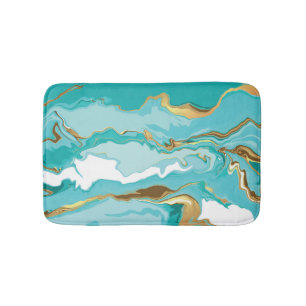 Marble, gold: abstract vintage background. bath mat