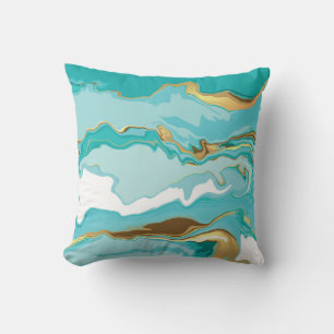 Marble, gold: abstract vintage background. cushion