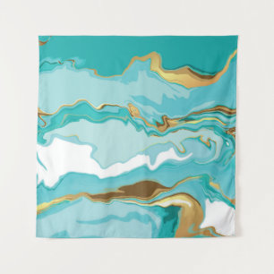 Marble, gold: abstract vintage background. tapestry