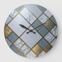 Marble Gold Grid Luxury Geometry