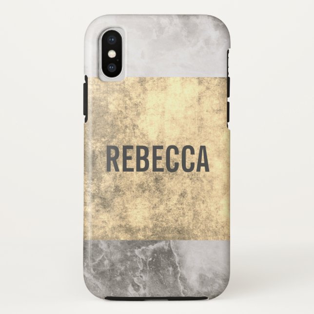 marble gold grunge Case-Mate iPhone case (Back)