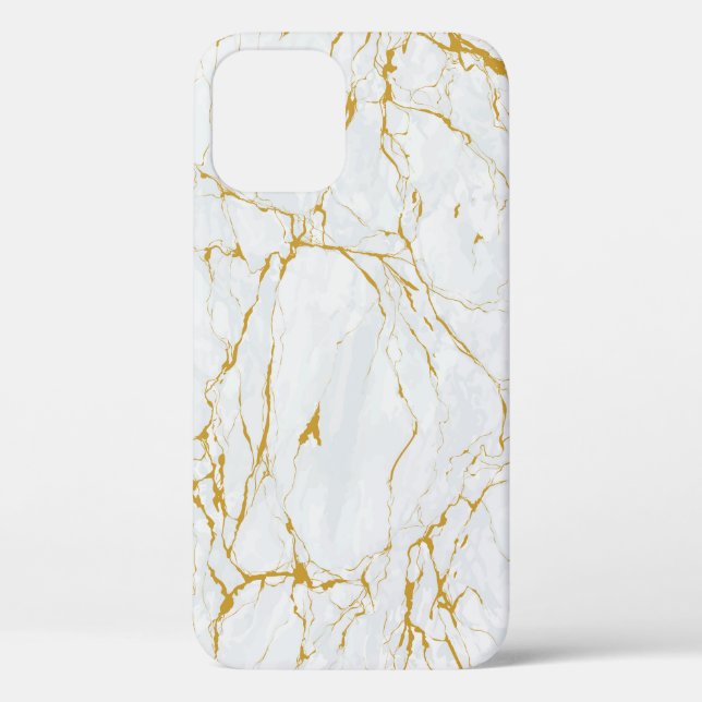 Marble Golden Texture Seamless Pattern Case-Mate iPhone Case (Back)