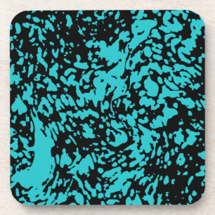 Marble Granite Texture Blue  Coaster