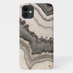 Marble grey black white agate gemstone Case-Mate iPhone case