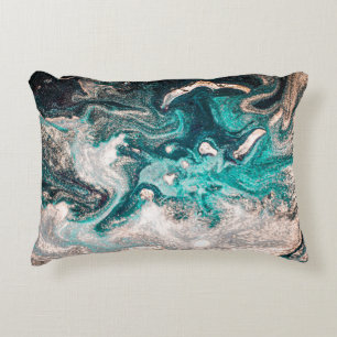 Marble Handmade: Traditional Luxury Texture. Decorative Cushion