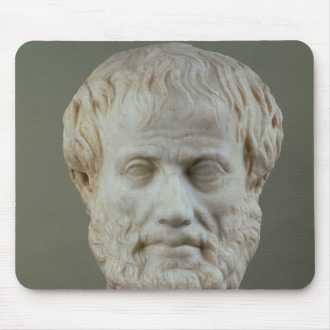 Marble head of Aristotle Mouse Pad (Front)