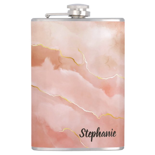 Marble Hip Flask (Front)