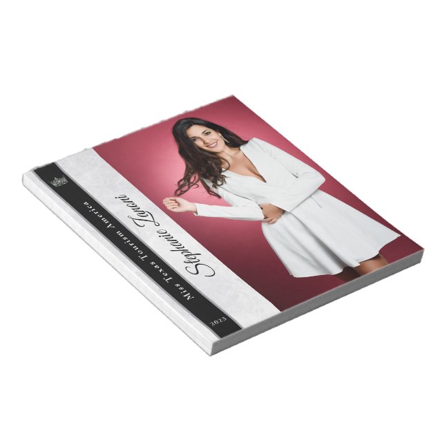 Marble Ice - Custom Pageant Autograph Pad SM (Angled)