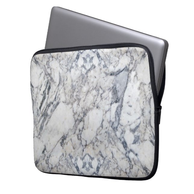 "Marble" Laptop Sleeve (Front Left)