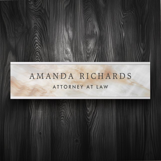 Marble look name and title door sign (Marble look name and title door sign)