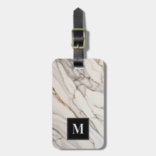 Marble Luggage Tags