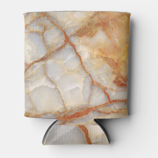 Marble Majesty: Glossy Elegance Can Cooler