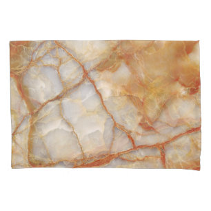 Marble Majesty: Glossy Elegance Pillowcase