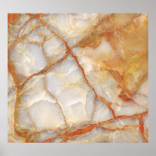 Marble Majesty: Glossy Elegance Poster