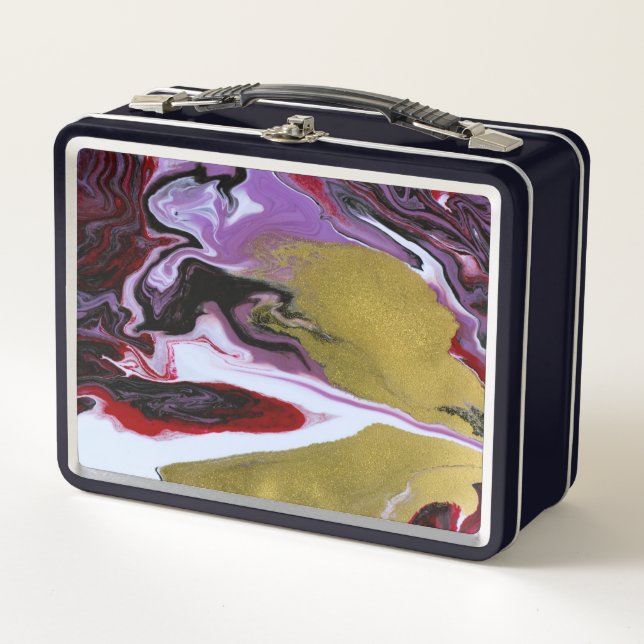 Marble  metal lunch box (Front)