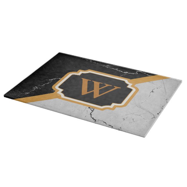 Marble Monogram Cutting Board (Corner)