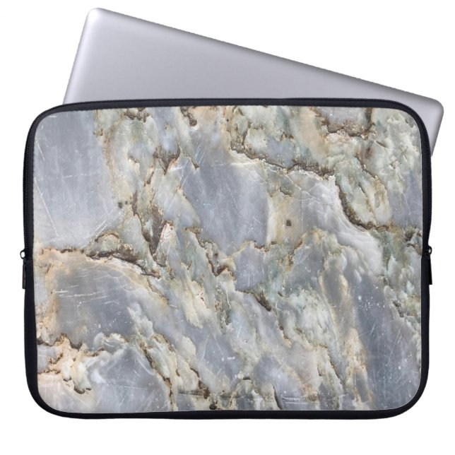 marble natural abstract pattern backgroundabstract laptop sleeve (Front)