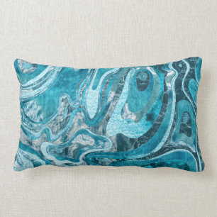 Marble Ocean Lumbar Cushion