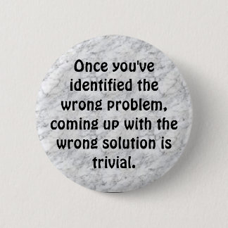 marble, Once you've identified the... - Customised 6 Cm Round Badge