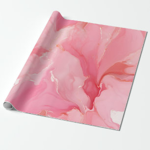 Marble Pastel Pink Wrapping Paper