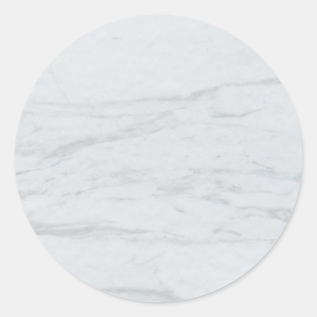 Marble Pastel Stone Texture Classic Round Stickers (Front)