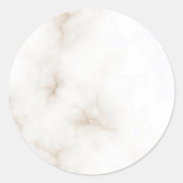 Marble Pastel Stone Texture Classic Round Stickers (Front)