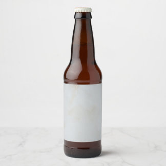 Marble Pastel Stone Texture Glitter Watercolor Beer Bottle Label