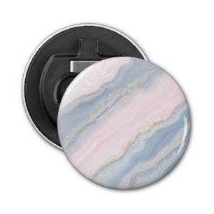 Marble Pastel Stone Texture Glitter Watercolor Bottle Opener