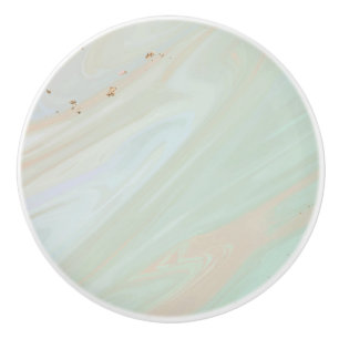 Marble Pastel Stone Texture Glitter Watercolor Ceramic Knob