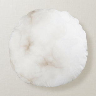 Marble Pastel Stone Texture Glitter Watercolor Round Cushion