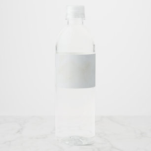 Marble Pastel Stone Texture Glitter Watercolor Water Bottle Label