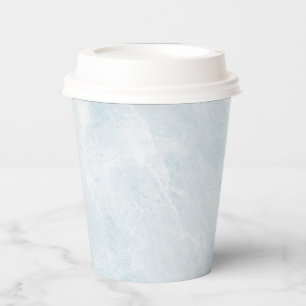 Marble Pastel Stone Textured 8oz Paper Cup