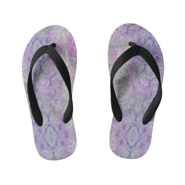 Marble pattern 3 kid's jandals (Footbed)
