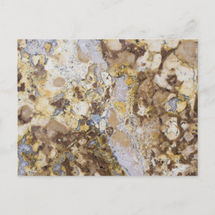 Marble pattern background postcard