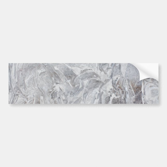 Marble pattern bumper sticker (Front)