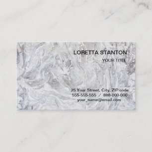 Marble pattern business card