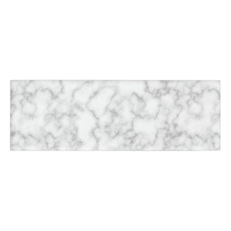 Marble Pattern Grey White Marbled Stone Background Name Tag