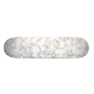 Marble Pattern Grey White Marbled Stone Background Skateboard
