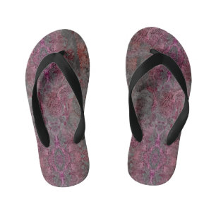 Marble pattern kid's jandals