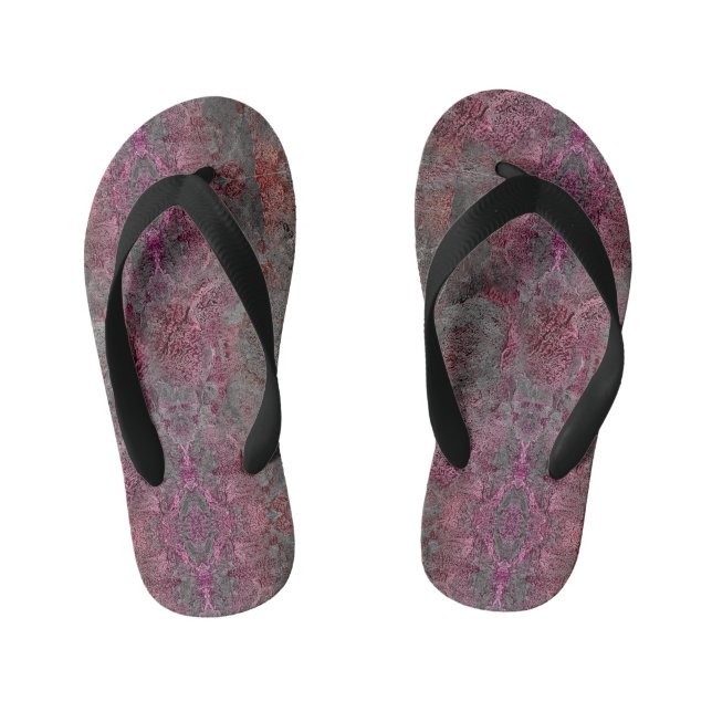 Marble pattern kid's jandals (Footbed)