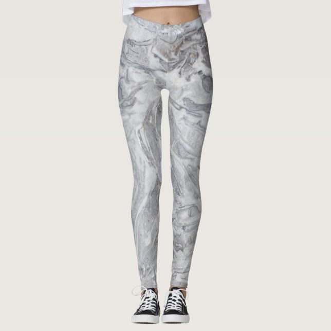Marble pattern leggings (Front)